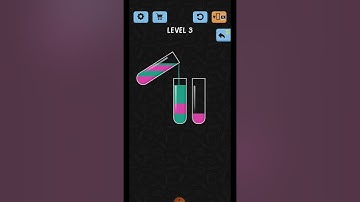 water colour sort level-3 Gameplay walkthrough solutions for android, ios New Gameupdate Max #shorts