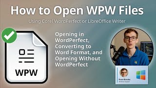 WPW Files: How to Open and Convert WordPerfect Documents