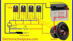 easy amplifier circuit diagram 