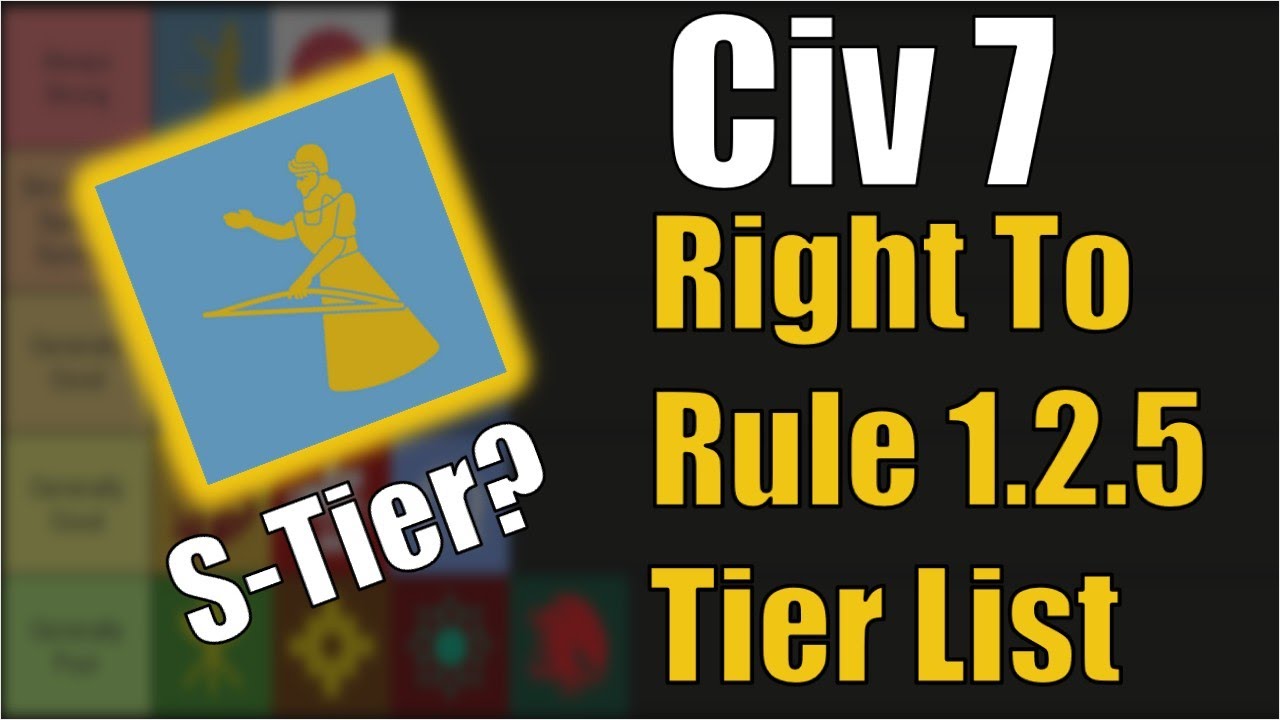 Civ 7 Right to Rule Deity Tier List – Every Civilization Ranked for Single-Player (2025)