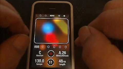 My first KORG iKaossilator iPhone
