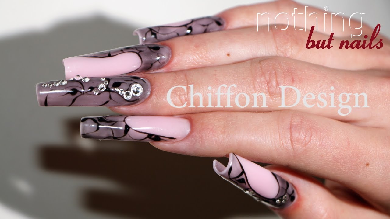 Chiffon Design Gel Modellage nothing but nails