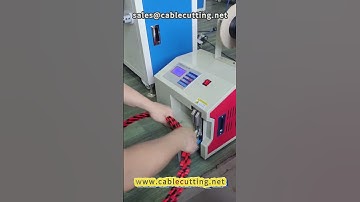 Automatic meter roll cutting machine, #wall penetrator #winding machine #integrated wiring