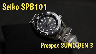 Seiko Prospex SPB101J1 SPB101 Sumo Baselworld 2019 - YouTube