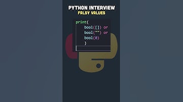 Falsy Values Python #coding #python