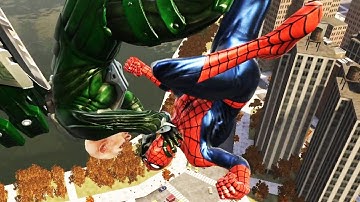 Spider-Man Web of Shadows - Good Path (Max PC) Walkthrough part 3 - VULTURE FIGHT + MOON KNIGHT