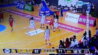 103學年度HBL女子準決賽-北一戰苗商第四節,小綠綠差點翻船(二)20150207