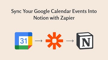 Sync Your Google Calendar Events Into Notion with Zapier