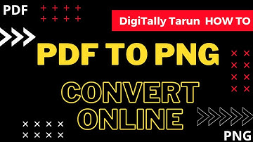 pdf to png | How to Convert Pdf to Png Online