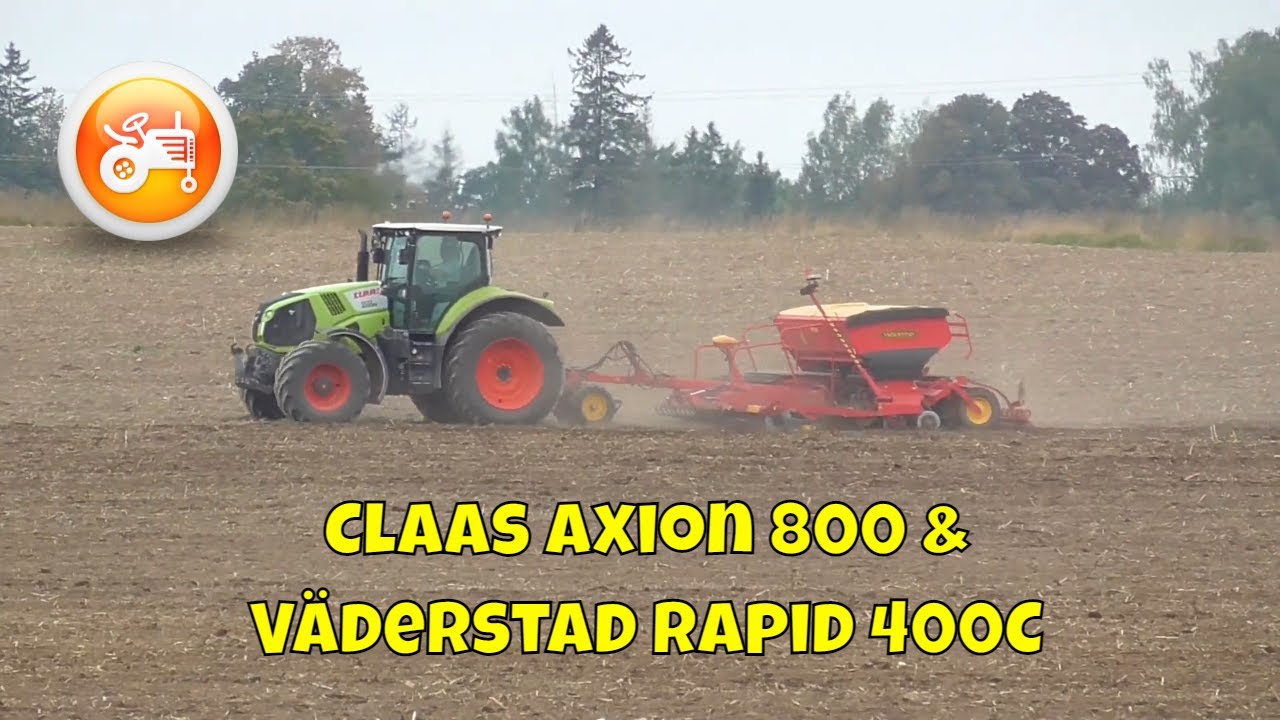 Seeding 2021 | Claas Axion 800 & Väderstad Rapid 400C