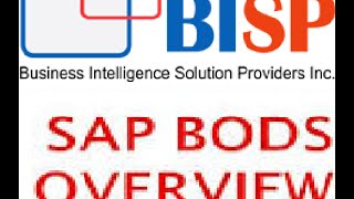SAP BODS Introduction Class SAP BODS Introduction Class
