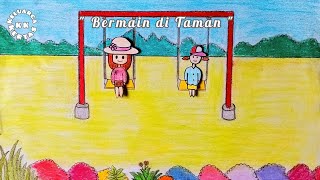 Bermain di Taman | Kartun Anak | Keluarga Kertas