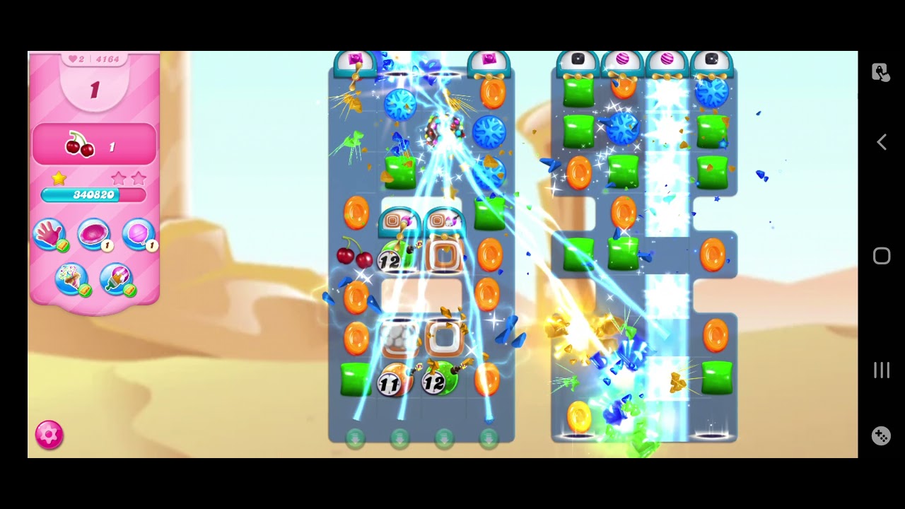 Queen of candy crush Level 4164 Collect all the ingredients easily new