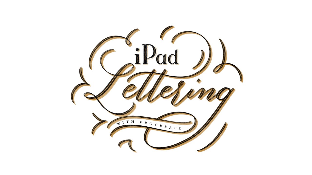 iPad Lettering Process with Procreate - YouTube