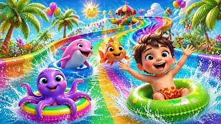 Row Row Row your Boat Poem | 3D Nursery rhymes for babies | Fun Kids Song for toddlers learning song