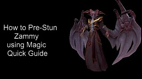 (Magic only) How to Pre-Stun Zamorak Correct Timing ED4 - RS3