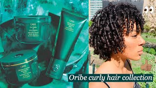 NEW Oribe curly hair collection | Wash N Go style on type 3 curls