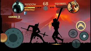 Shadow Fight 2:Act 5 The Greatest Temptation |Defeat Squirrel |Tournament Stage 20 |Gameplay