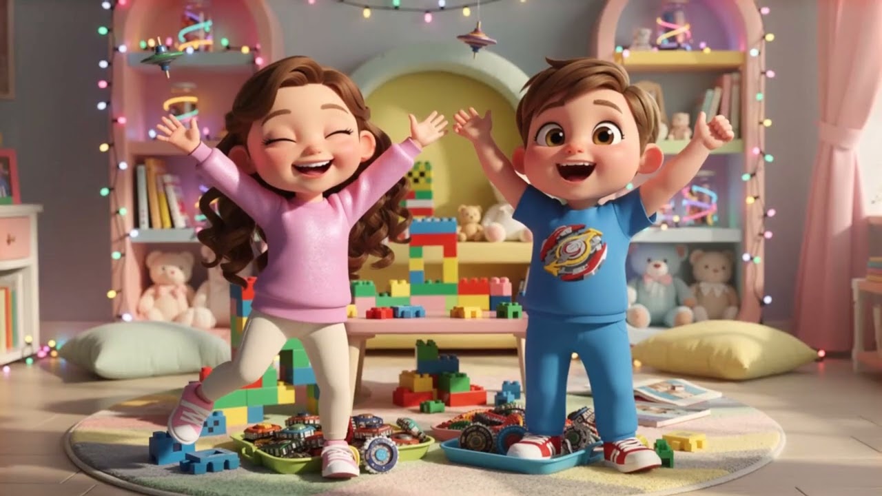 🎄 Noa & Sacha: The Ultimate Christmas Song for Kids (Beyblade, Minecraft & Princess Fun!)