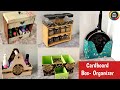 5 diy cardboard box ideas for storage 5 diy organizer ideas using cardboard boxes