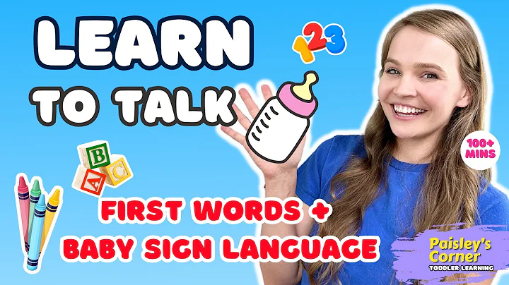 Learn to Talk - Baby Learning 3 | First Words | Learning Videos for Toddlers | Baby Sign Language