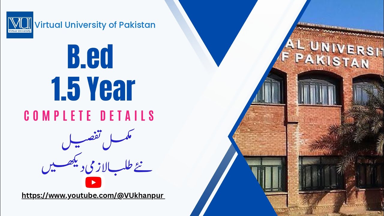 b-ed-1-5-year-first-semester-virtual-university-handout-video