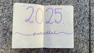 ✨ Bullet journal set up for 2025 ✨
