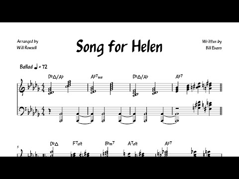 Song for Helen (Bill Evans) [Solo Piano]