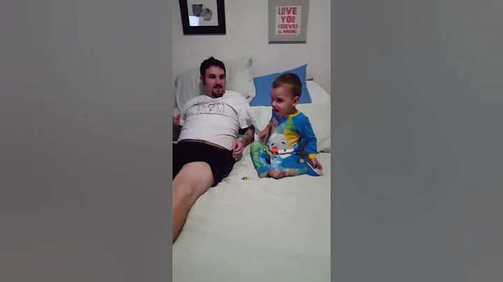 Funny fart prank - dad and son