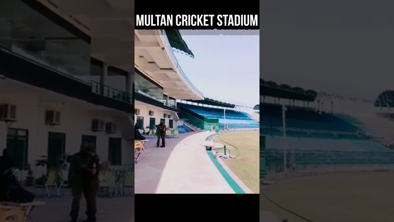 At Multan International cricket  stadium  