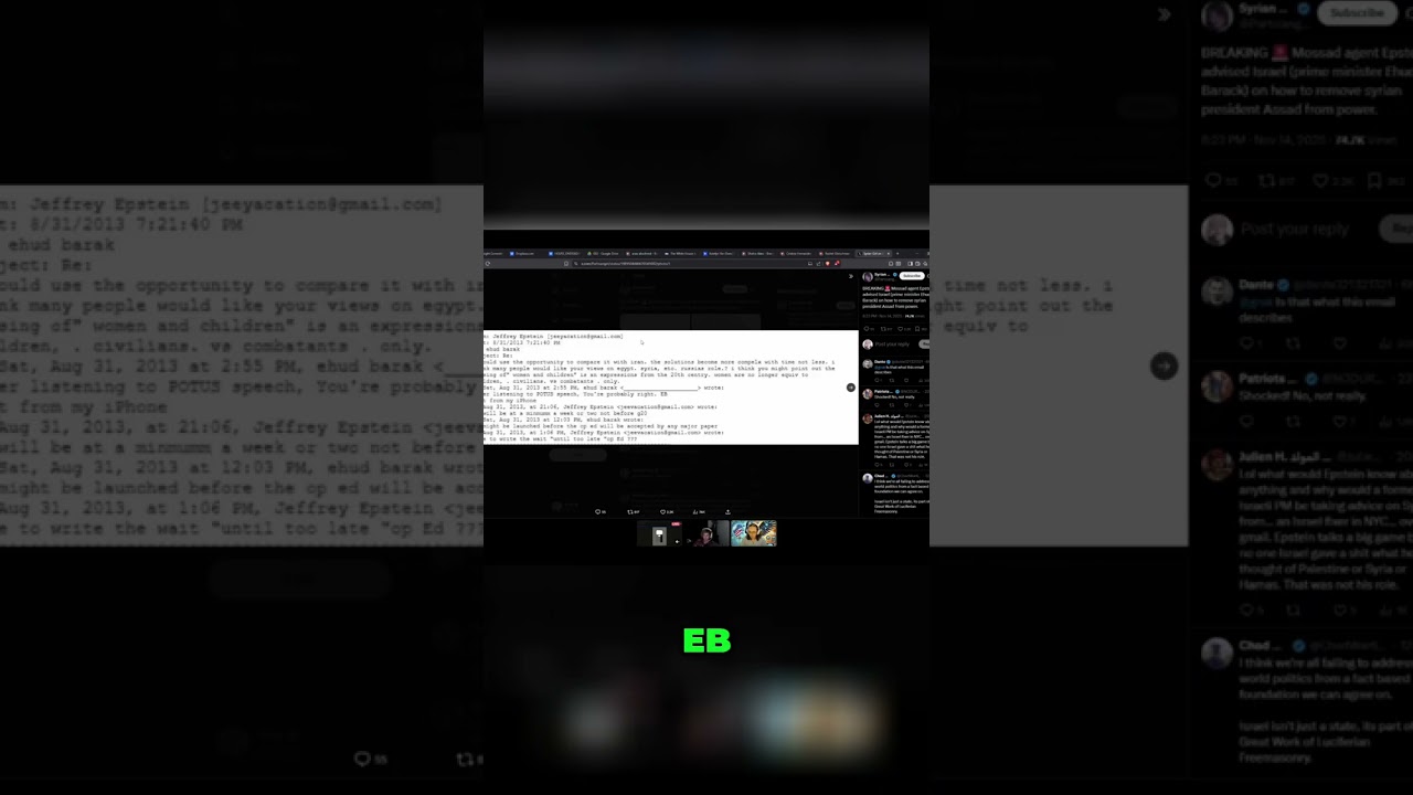 Epstein's Email and Twitter Feed: Russia, Iran, and Geopolitical Secrets? 