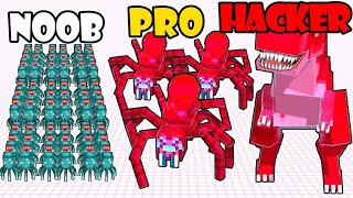 NOOB vs PRO vs HACKER  Craft Battle Card Fight Part 2 | Gameplay Satisfying Games (Android,iOS)