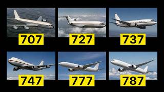 Every US Boeing Airliner Explained | 707 to 787