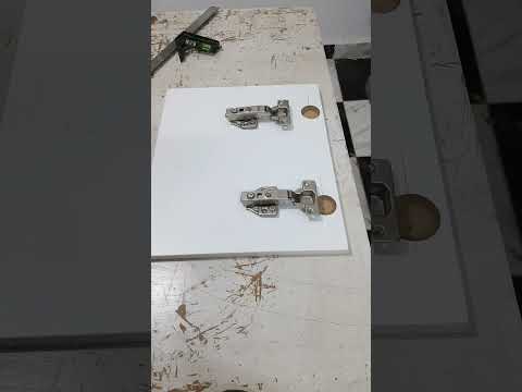 طريقة تركيب مفصلة عدلة قفل بطيئ  نجارة 