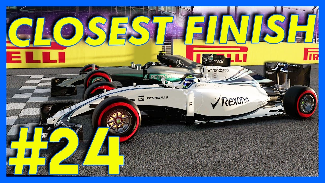 F1 2016 Career Mode : CLOSEST FINISH EVER!! (Part 24) gaming logo