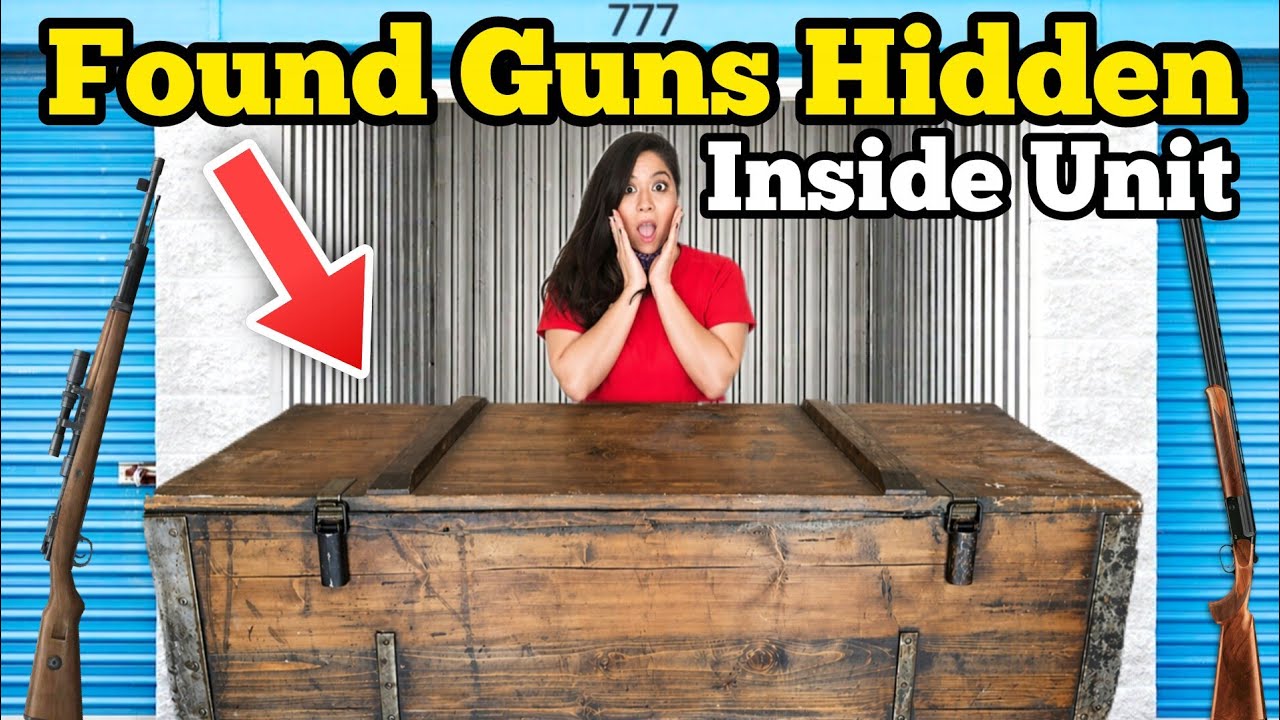 FOUND GUNS HIDDEN IN ABANDONED STORAGE UNIT - YouTube