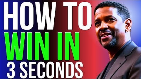 The 3-Second Rule to Win at Life 🔑 | Denzel Washington Motivation