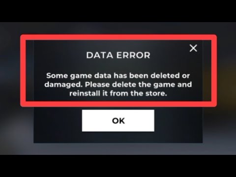 Some game data has been deleted or damaged. Please delete the game and ...