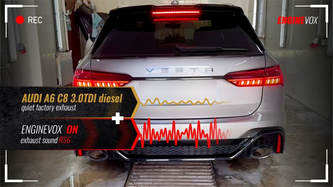 Electronic active sound exhaust system AUDI А6 С8 3.0TDI diesel 