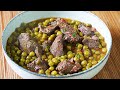 ESTA CARNE SE DESHACE EN LA BOCA! CARNE GUISADA CON GUISANTES MUY MELOSA Y TIERNA. RECETA SALUDABLE