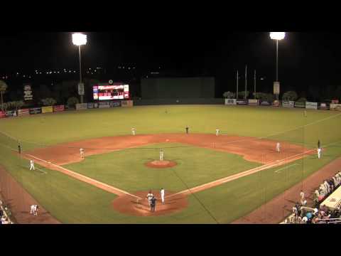 Nick Romero strikes a three-run home run in Game 2...