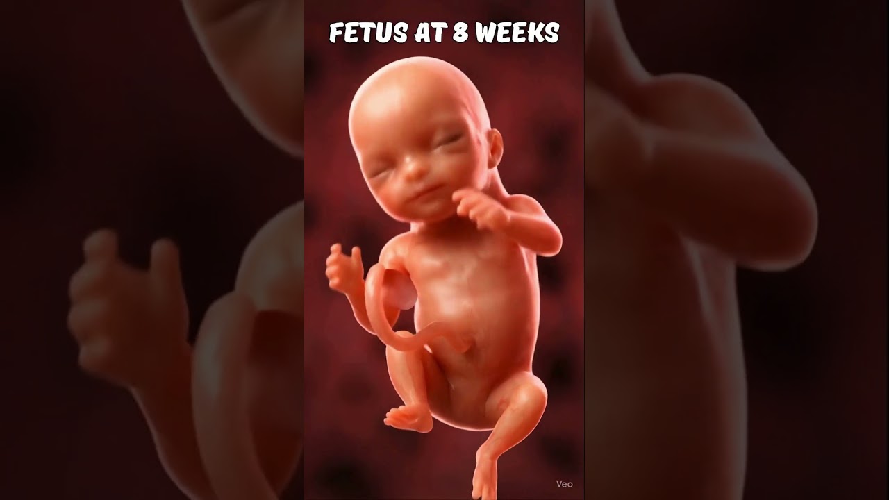 Pregnancy Week 8 | How Baby Looks Inside the Womb