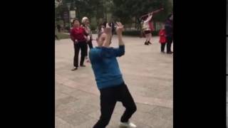 Chinas Dancing Granny Dancing To Redbone