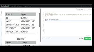SQL задача №35 з HackerRank. Population Census. Перепис населення