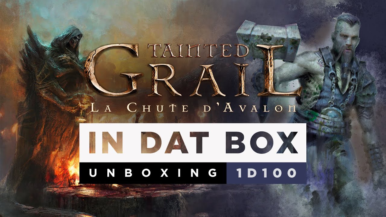 Tainted Grail : The Fall of Avalon | In Dat Box | Unboxing & Maniement du couteau
