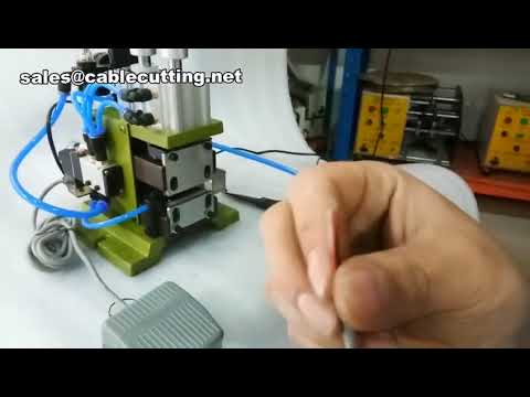 3F Pneumatic Multi-Core Cable Stripping Machine for Industrial Automation