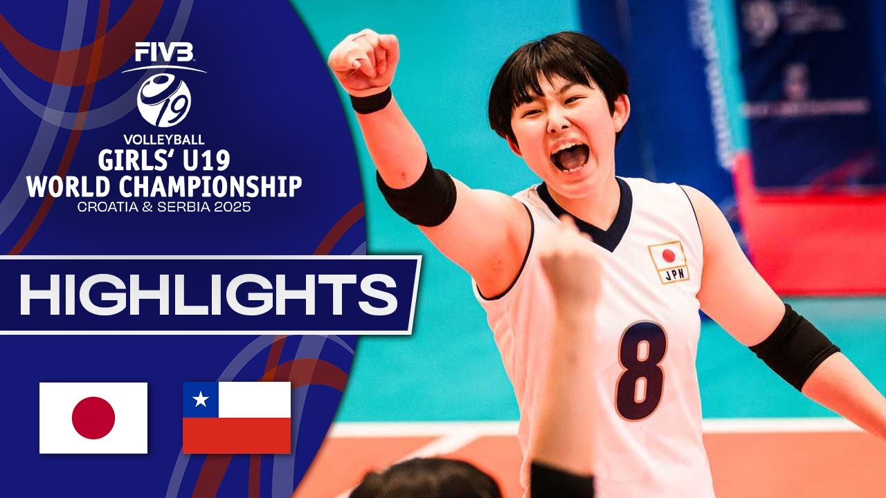 Japan 🇯🇵 vs. Chile 🇨🇱 - Highlights | Girls’ U19 World Champs 2025