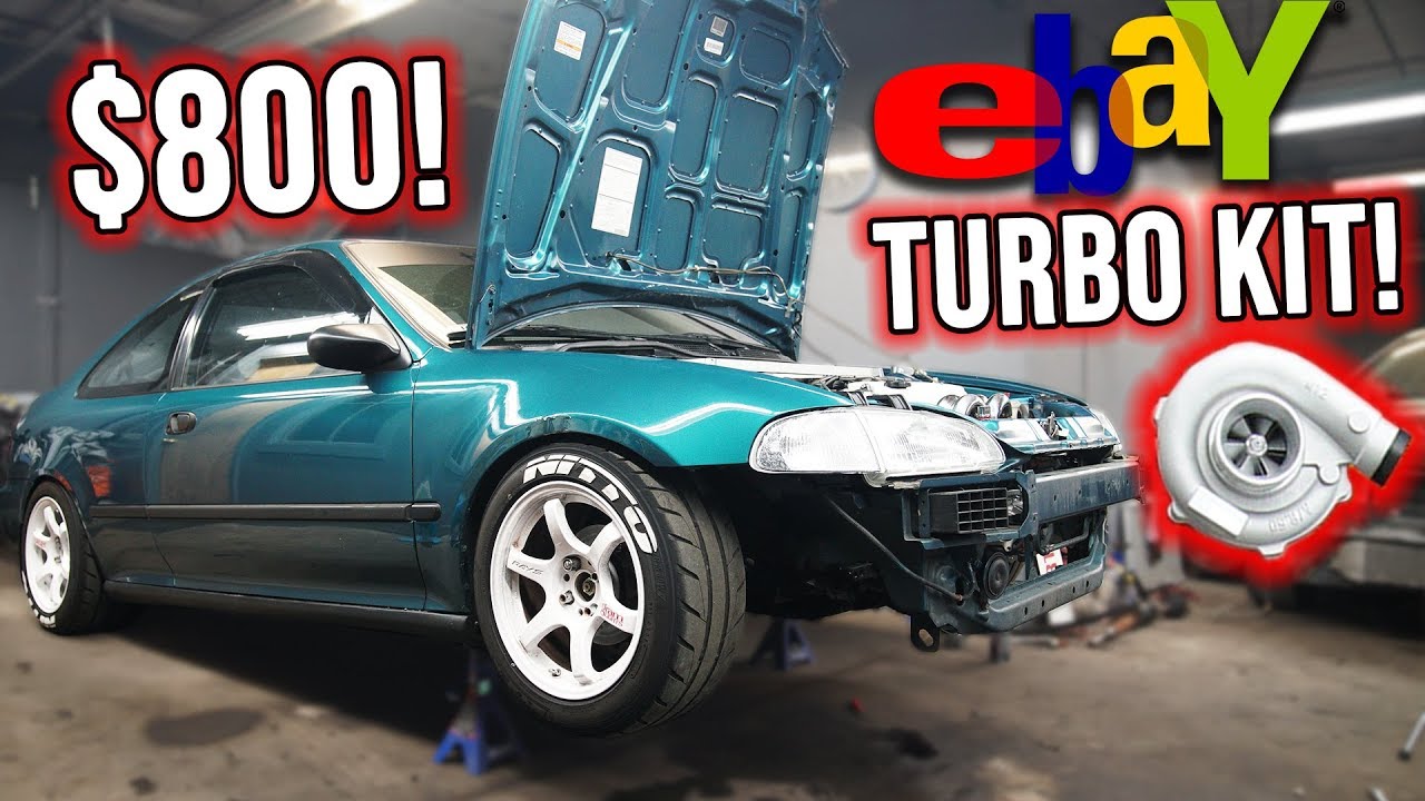 800 Ebay Turbo Kit Civic Build Part 2 Youtube