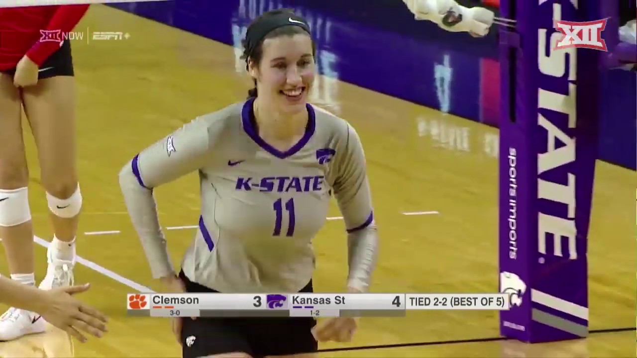 Kansas State vs. Clemson Volleyball Highlights YouTube