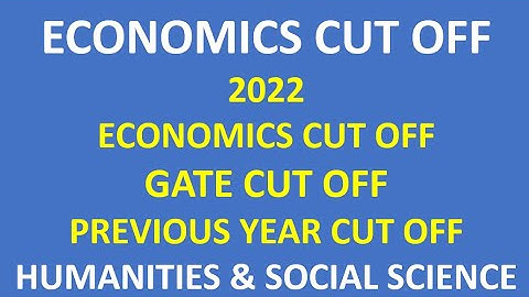 GATE2022 ।। DETAIL EXPLANATION ।। GATE ECONOMICS CUT OFF ।। GATE HSS EXPECTED CUT OFF #SURAJIT_JALIK
